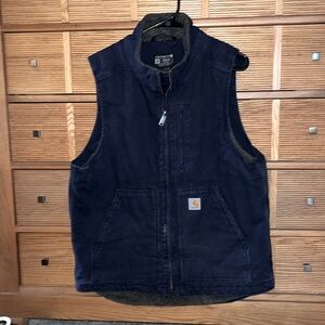 VTG CARHARTT MEN’S  MOCK NECK SHERPA LINED VEST